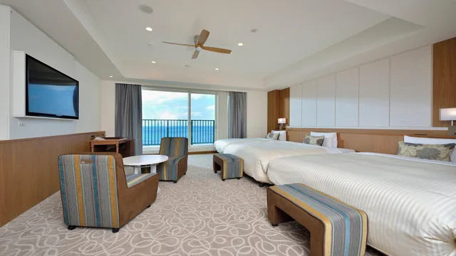 Sunset, Junior Suite, Triple, 3 Beds, Ocean Front, Annex، Vessel Hotel Campana Okinawa 1/4