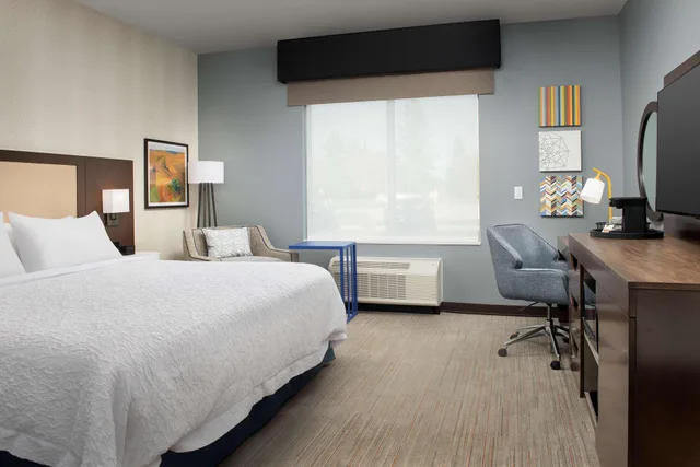 جناح بسرير كينج بغرفة نوم واحدة لذوي الإعاقة، Hampton Inn Warroad 2/3