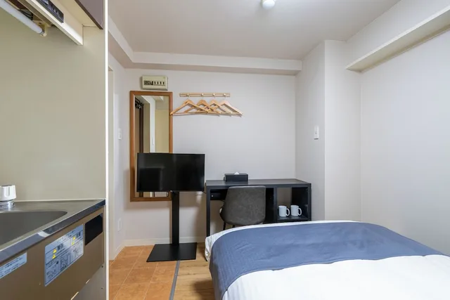 غرفة اقتصادية بسرير مزدوج، Sleep Inn Gotanda 2/5
