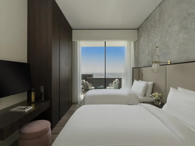 شقة تنفيذية بغرفتي نوم، فندق فيرمونت رملة (Fairmont Ramla Serviced Residences) 3/5
