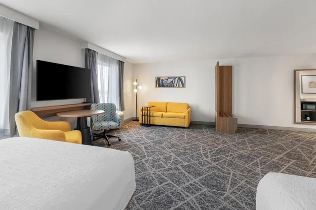 جناح استوديو بسريرين كوين مع أريكة، Hampton Inn and Suites New Castle 2/3