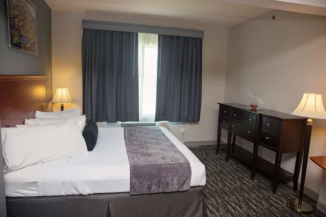 جناح بسرير كينج مع أريكة بحوض جاكوزي، Parke Regency Hotel & Conf Ctr 2/3