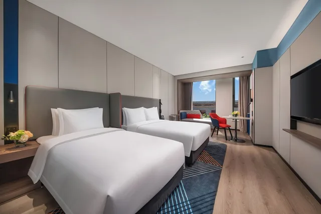 غرفة قياسية بسرير كوين وسرير فردي، Holiday Inn Express Beijing Zhongguancun Tech Park 4/4
