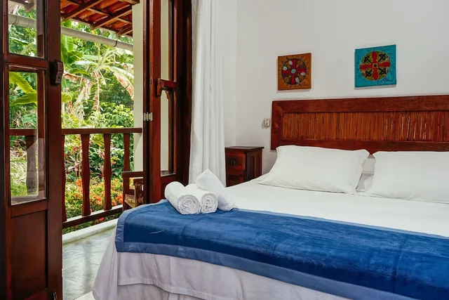 غرفة قياسية بسرير كينج بشرفة، Hotel Pousada Natureza 2/10
