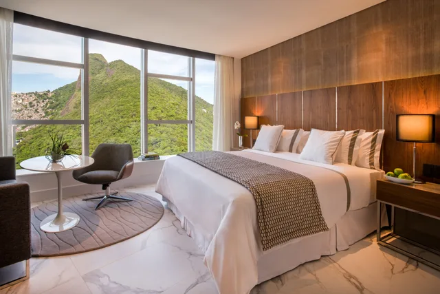 غرفة ديلوكس بسرير مزدوج بإطلالة على الجبل، Hotel Nacional Rio de Janeiro 1/1