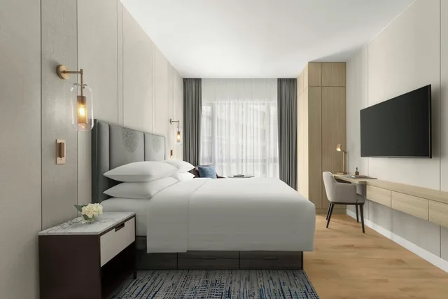 شقة بسرير كينج بإطلالة على المدينة بغرفة نوم واحدة، Marriott Executive Apartments Kuala Lumpur 2/4