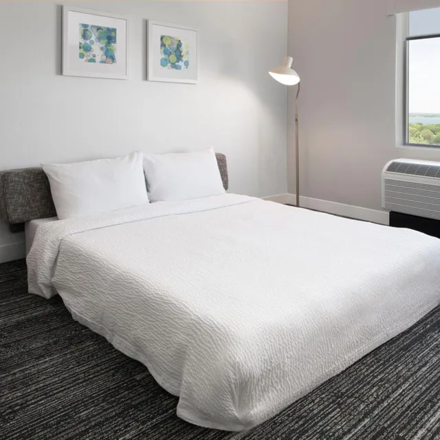 جناح كبير بسرير كوين بغرفة نوم واحدة مع أريكة، TownePlace Suites by Marriott Dallas Rockwall 3/4