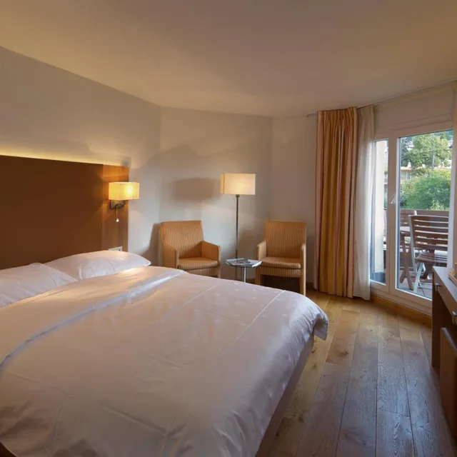 غرفة قياسية بسرير مزدوج، Helvetia Intergolf Hotel And Aparthotel 1/7
