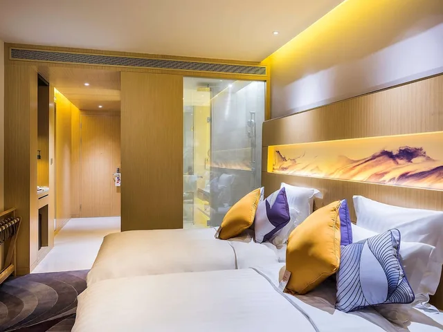 غرفة ديلوكس بسريرين منفصلين، Novotel Suzhou Sip 3/8