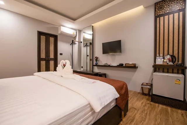 غرفة ديلوكس بسرير كينج، Paraiso Hotel Chiangmai 4/7