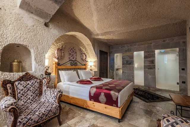 غرفة ديلوكس بسرير مزدوج بجاكوزي، Aren Cave Hotel 1/10