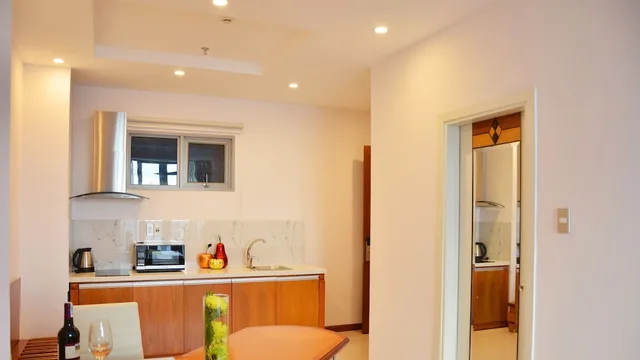 استوديو بانورامي بسرير كوين وسرير فردي بإطلالة على المدينة، La Maison De Hang 7/7
