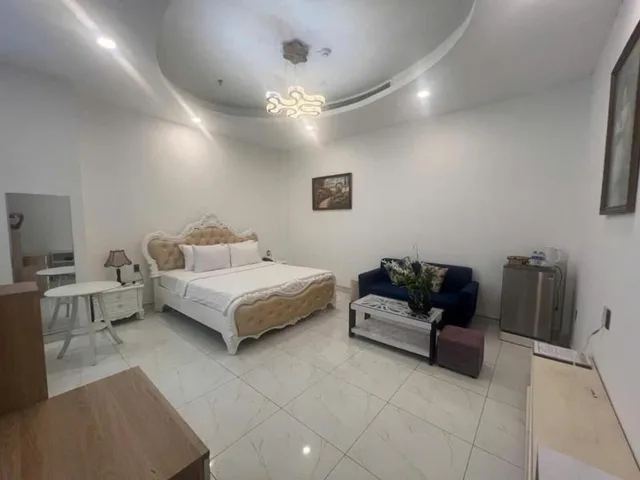 جناح بسرير كوين بإطلالة على المدينة بحوض استحمام، White Diamond Hotel - Airport 3/10