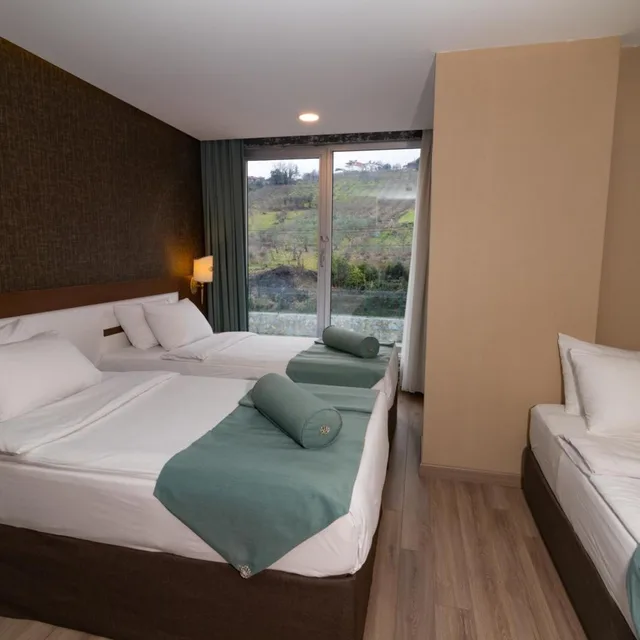 غرفة ثلاثية بإطلالة على الجبل، Tilya Resort Hotel Trabzon 1/8