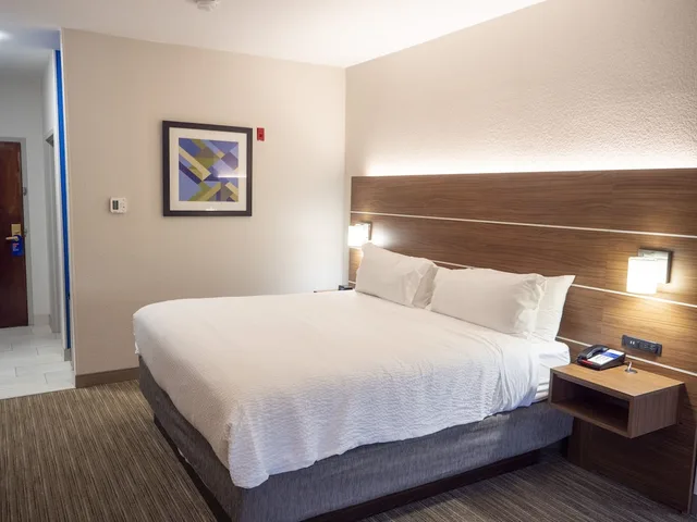 جناح بسرير كينج مع أريكة، Holiday Inn Express Suites Greenville Airport 2/8