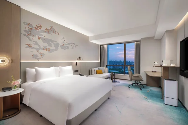 غرفة قياسية بسرير فردي، Crowne Plaza Shanghai Jinxiu by IHG 2/4
