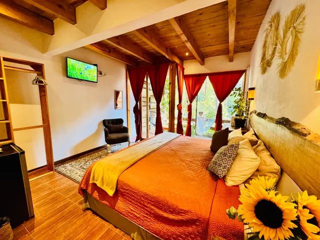 غرفة ديلوكس بسرير مزدوج بشرفة، Encino House 3/10