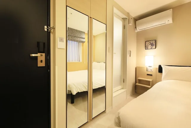 غرفة متصلة بسريرين مزدوجين، Hotel Nihonbashi Saibo 1/2