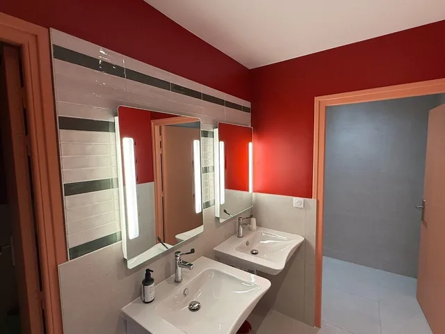 غرفة بأسرّة بطابقين، B&B HOME Brides-les-Bains Les 3 Vallees 4/4
