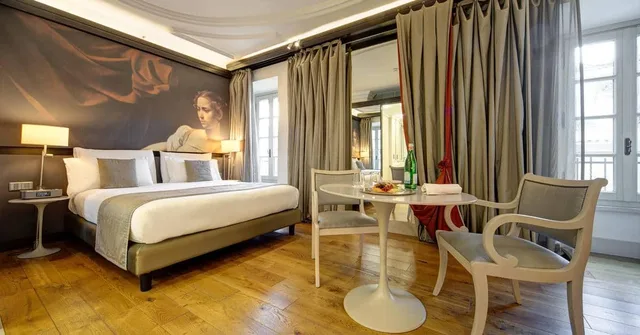 غرفة بسرير مزدوج بإطلالة، Villa Agrippina Gran Melia (ex Gran Melia Roma) 5/10