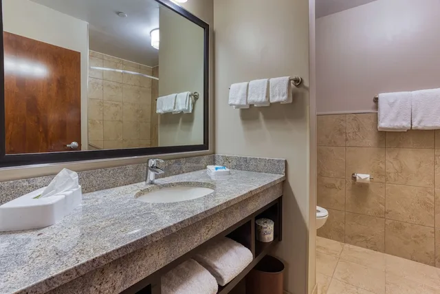 جناح بسرير كينج بغرفتين مع أريكة في طابق مرتفع، Drury Inn and Suites Cincinnati Northeast Mason 2/2
