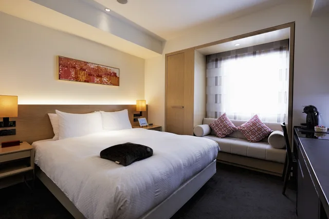 غرفة ديلوكس مفردة بسرير كوين في المبنى الرئيسي، Hotel Forza Hakata Station Chikushiguchi I 1/3