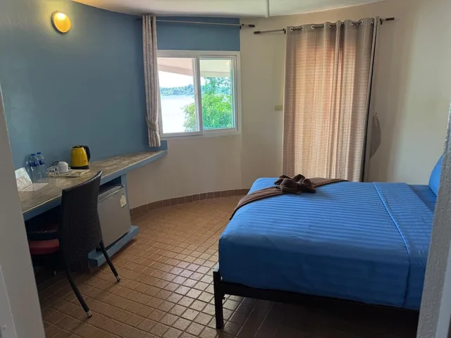 غرفة بسرير مزدوج بإطلالة على الحديقة، Koh Mak Buri Hut Natural Resort 6/10