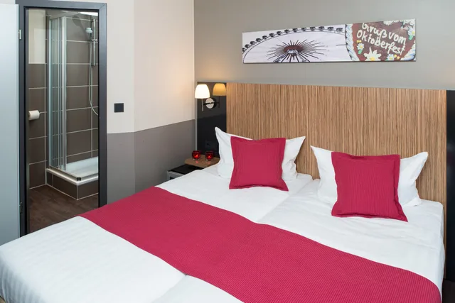 غرفة بسرير مزدوج، Hotel Munich City 1/3