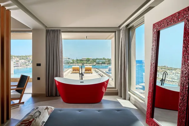 Ruby, Executive, Suite, King Bed, Sea View, Plunge Pool, Hydromassage، Castello Infinity Suites - Adults Only 7/7