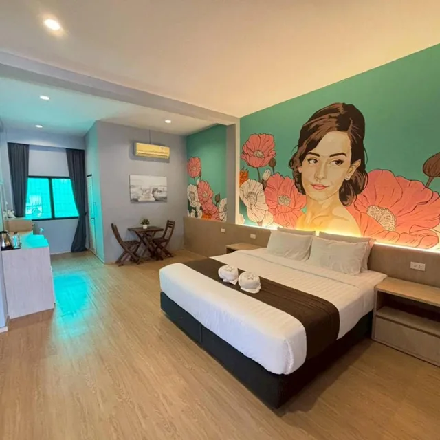 غرفة بسرير كوين بإطلالة على الحديقة، TARNSIRI Boutique Resort 10/10