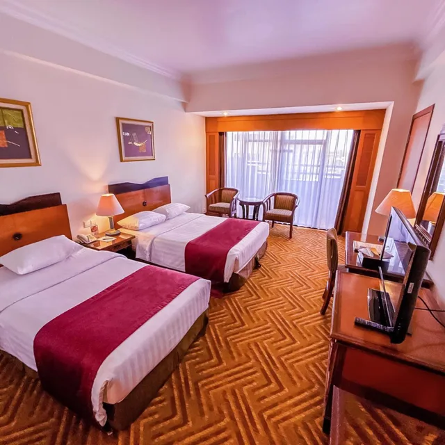 غرفة ديلوكس بسرير مزدوج أو سريرين منفصلين، Planet Holiday Hotel And Residence 2/10