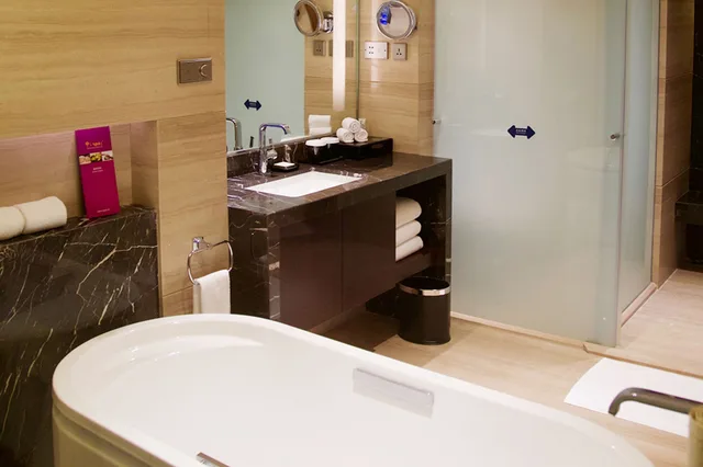 غرفة تنفيذية بسريرين مزدوجين مع دخول الصالة، Hilton Shijiazhuang 5/5