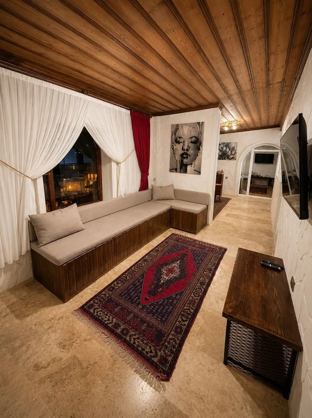 جناح حصري بسرير كينج بمسبح خاص، Sakli Cave House 8/10