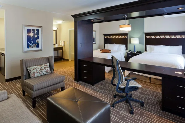 جناح استوديو بسريرين كوين مع أريكة، Hampton Inn & Suites Denver/Airport-Gateway Park 4/6