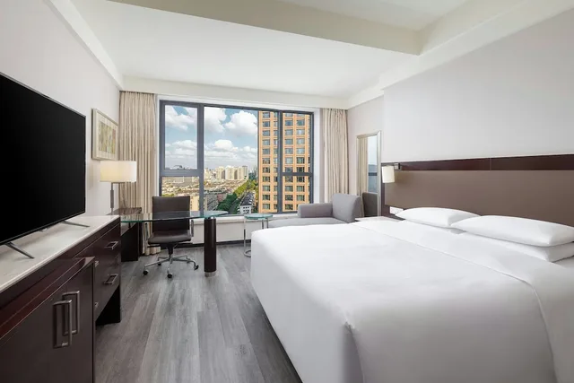 غرفة بريميير بسرير كينج بإطلالة على المدينة، Courtyard Hangzhou Wulin 1/8
