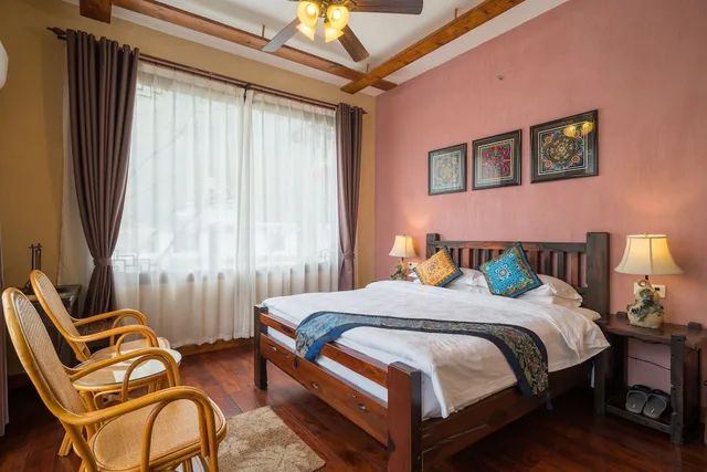 جناح متصل عائلي بسرير كوين وسريرين منفصلين، Yangshuo Mountain Nest Boutique Hotel 4/4