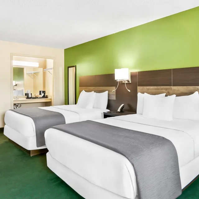 غرفة بسريرين مزدوجين للمدخنين، Americas Best Value Inn Rome 4/7
