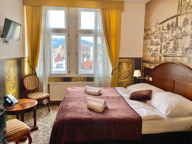 غرفة ديلوكس بسرير مزدوج، Hotel Liliova Prague Old Town 1/10