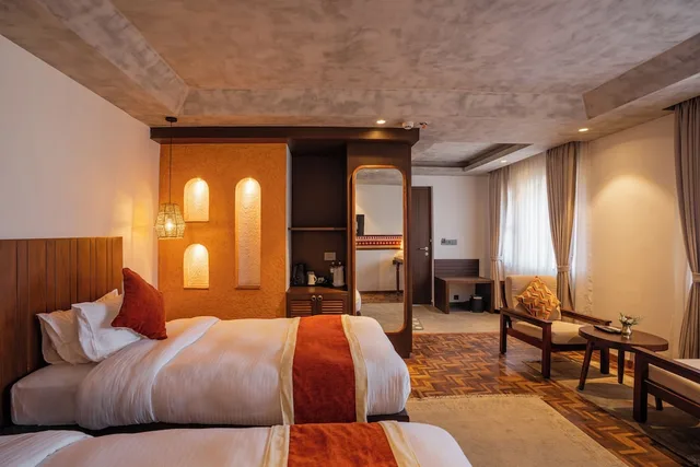 غرفة ديلوكس بسرير كينج، Dhulikhel Mountain Resorts 3/10