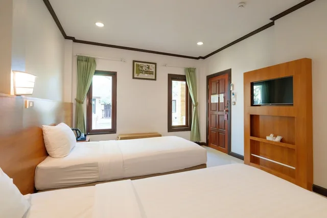 فيلا ديلوكس بسريرين منفصلين بغرفتي نوم، The Green Beach Resort 7/10