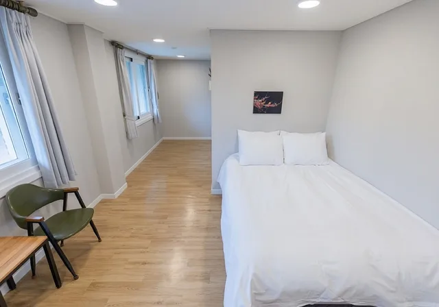 غرفة قياسية بسرير مزدوج، Jirisan Parkview 3/4