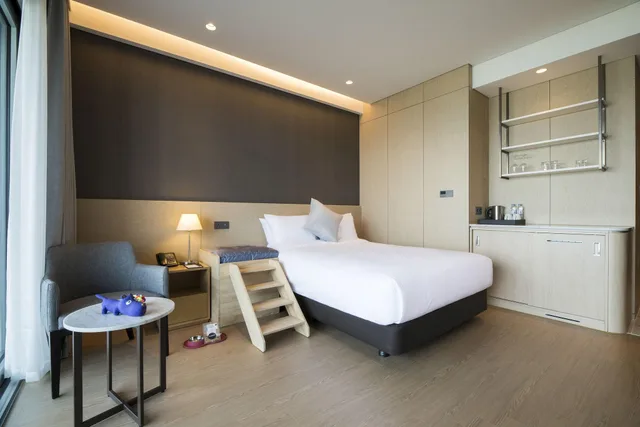 غرفة بسرير مزدوج بإطلالة على البحر، St. John's Hotel 3/5