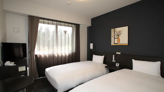 غرفة سوبيريور بسريرين منفصلين بإطلالة على المدينة للمدخنين، Hotel Route-Inn Kesennuma 1/1