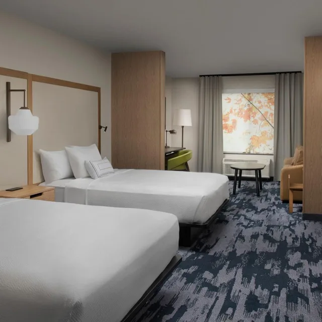 جناح بسريرين كوين مع أريكة لذوي الإعاقة، Fairfield Inn & Suites by Marriott Aberdeen 1/2