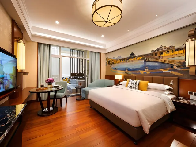 غرفة بسرير كوين، Goodview Sangem Tangxia 2/3