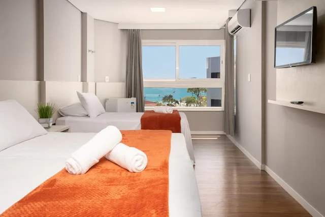 جناح فاخر بسرير كينج وسرير فردي بإطلالة على البحر، Canasvieiras Boulevard Hotel 2/5