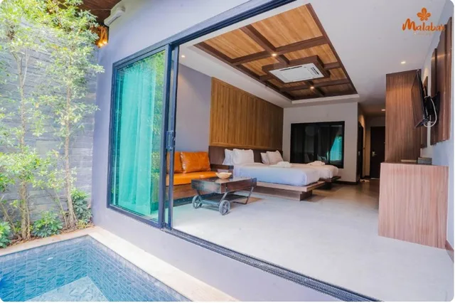 فيلا ديلوكس بسريرين منفصلين بمسبح خاص، Malabar Pool Villa Phuket 1/2