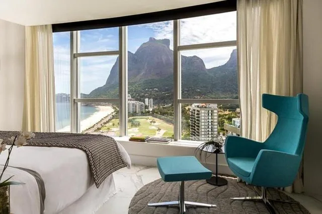 غرفة بسرير كينج بإطلالة على البحر، Hotel Nacional Rio de Janeiro 2/4