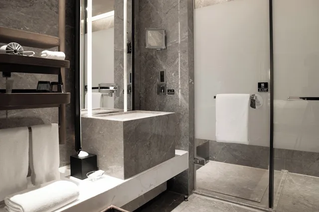 غرفة بسريرين مزدوجين بإطلالة على الجبل، Chongqing Marriott Hotel 5/7