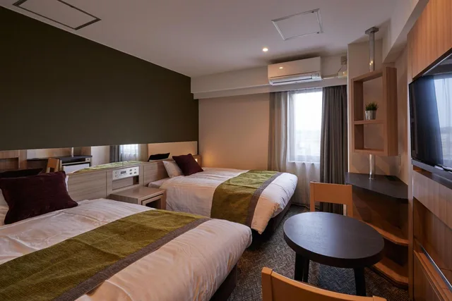 غرفة بسريرين منفصلين للمدخنين، Fujinomiya Fujikyu Hotel 1/2